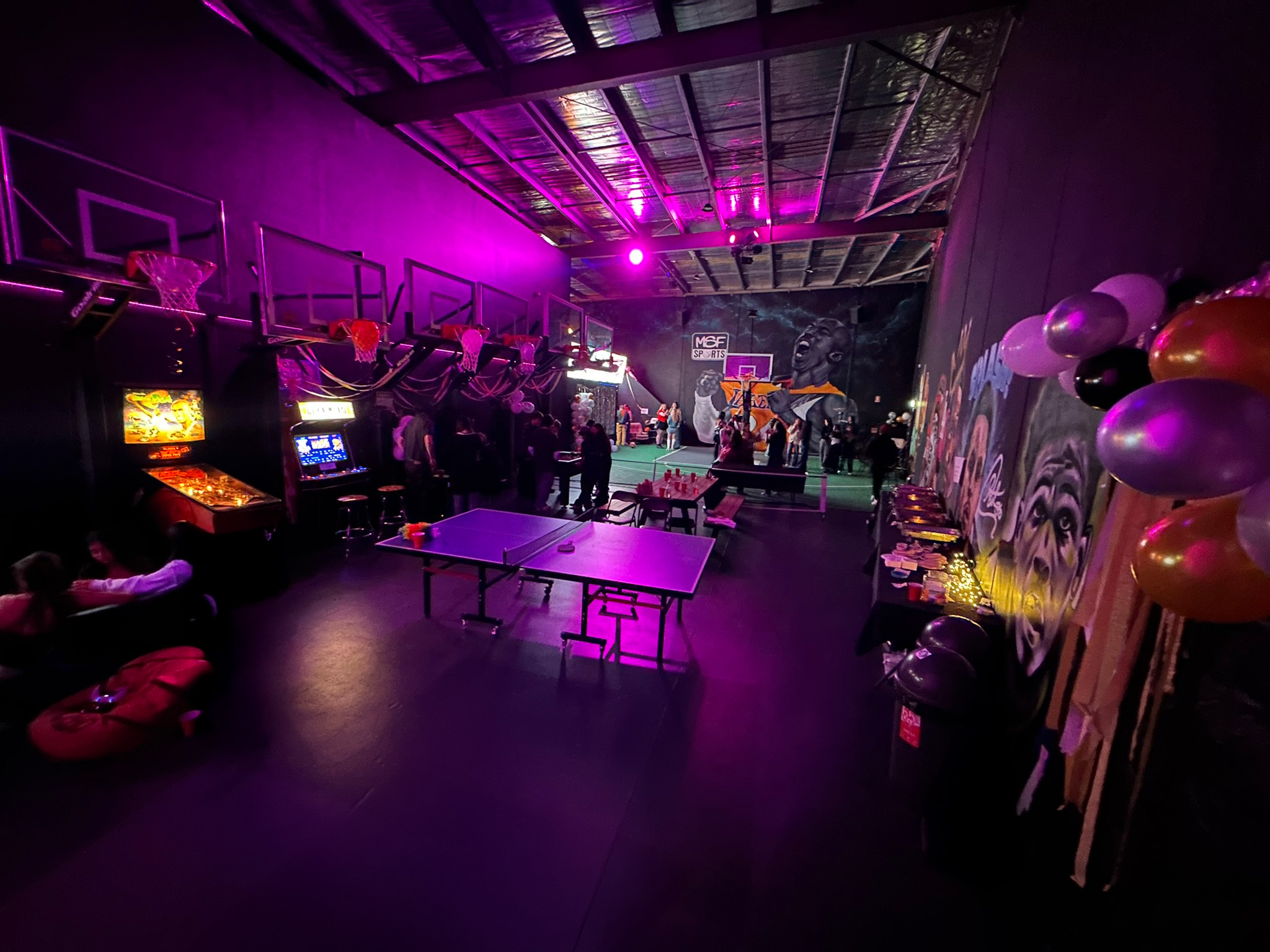 Unique Party Venue : Location 23 - Perfect place to host birthdays, staff parties, kids parties, bucks parties, hens nights, poker nights, boys nights, end of season celebrations and more.