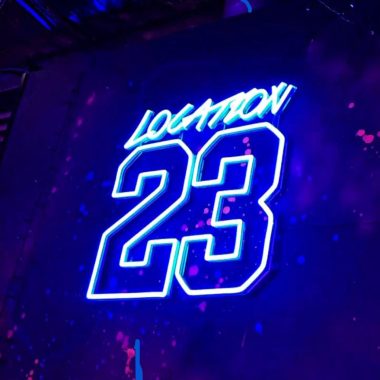 Location 23 Neon Signage - Private Event Venue