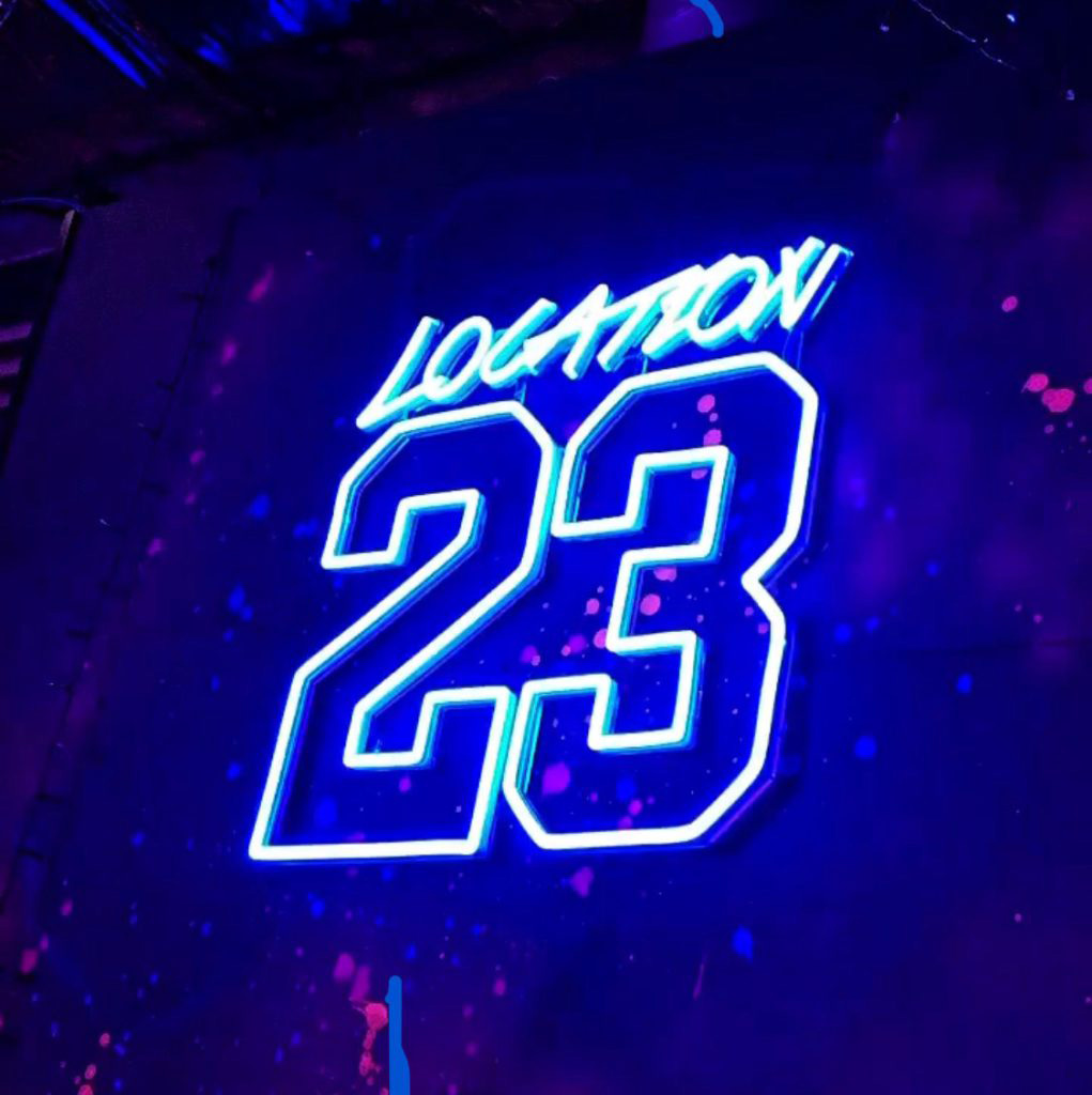 Location 23 Neon Signage - Private Event Venue